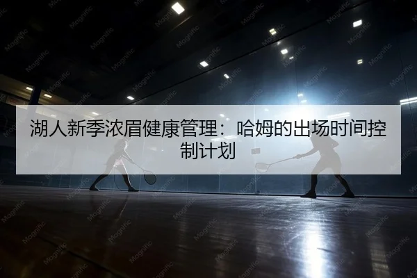 湖人新季浓眉健康管理：哈姆的出场时间控制计划